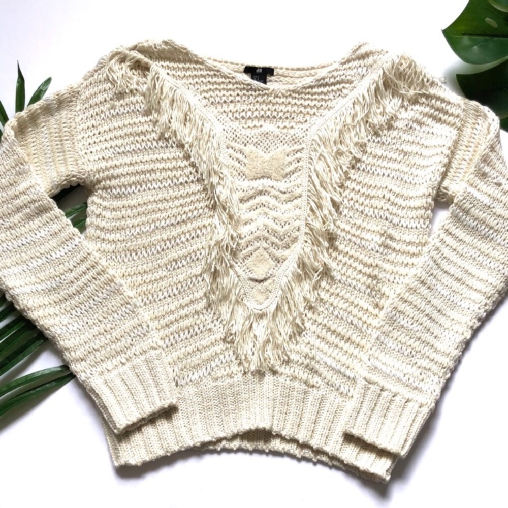 Tassel H&M longsleeve sweater